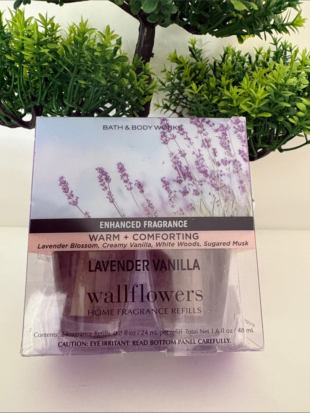 Bath & Body Works Lavender Vanilla Wallflowers Refills - 2 Pk